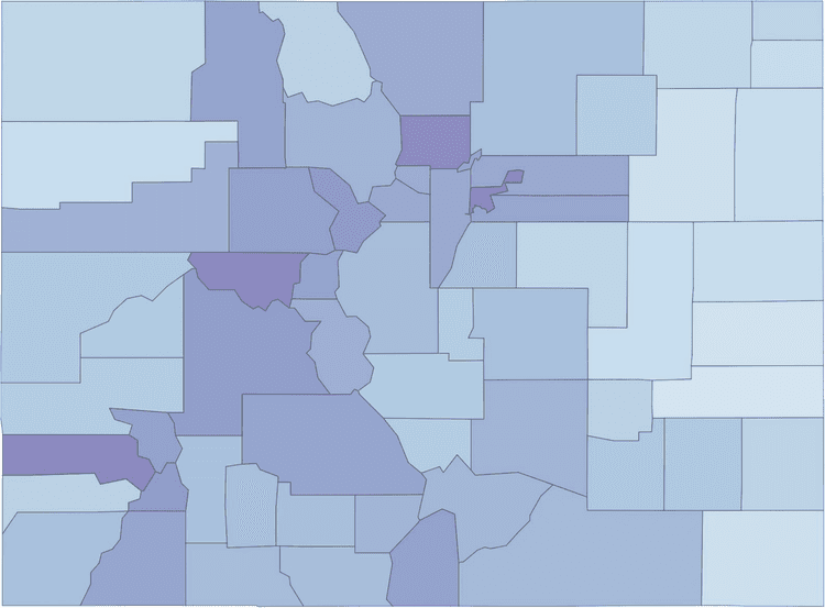 Choropleth County Map